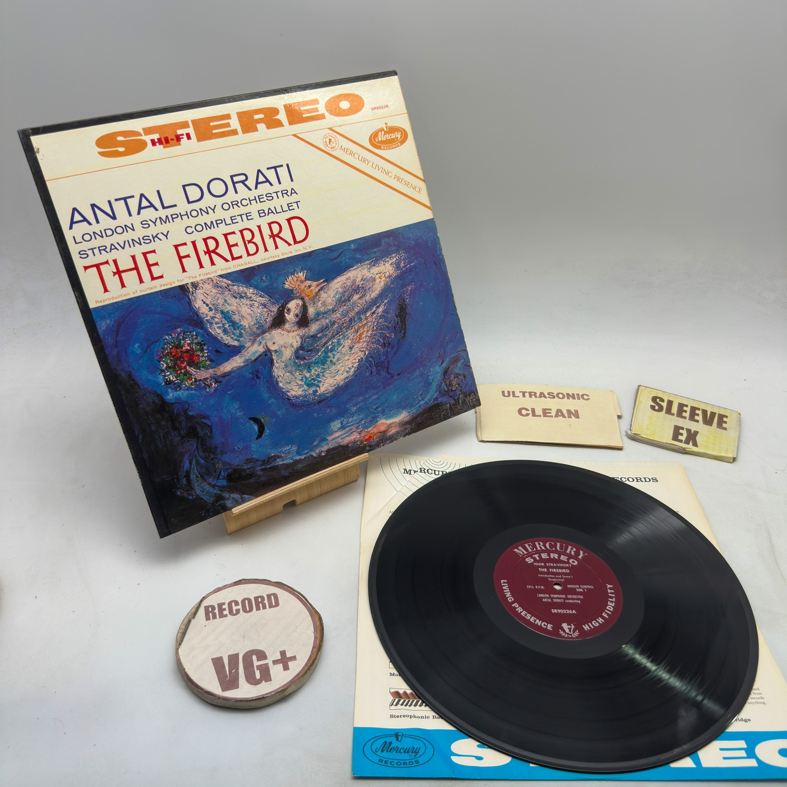 Igor Stravinsky / London - The Firebird VG+/EX 1960 Indianapolis Ultrasonic