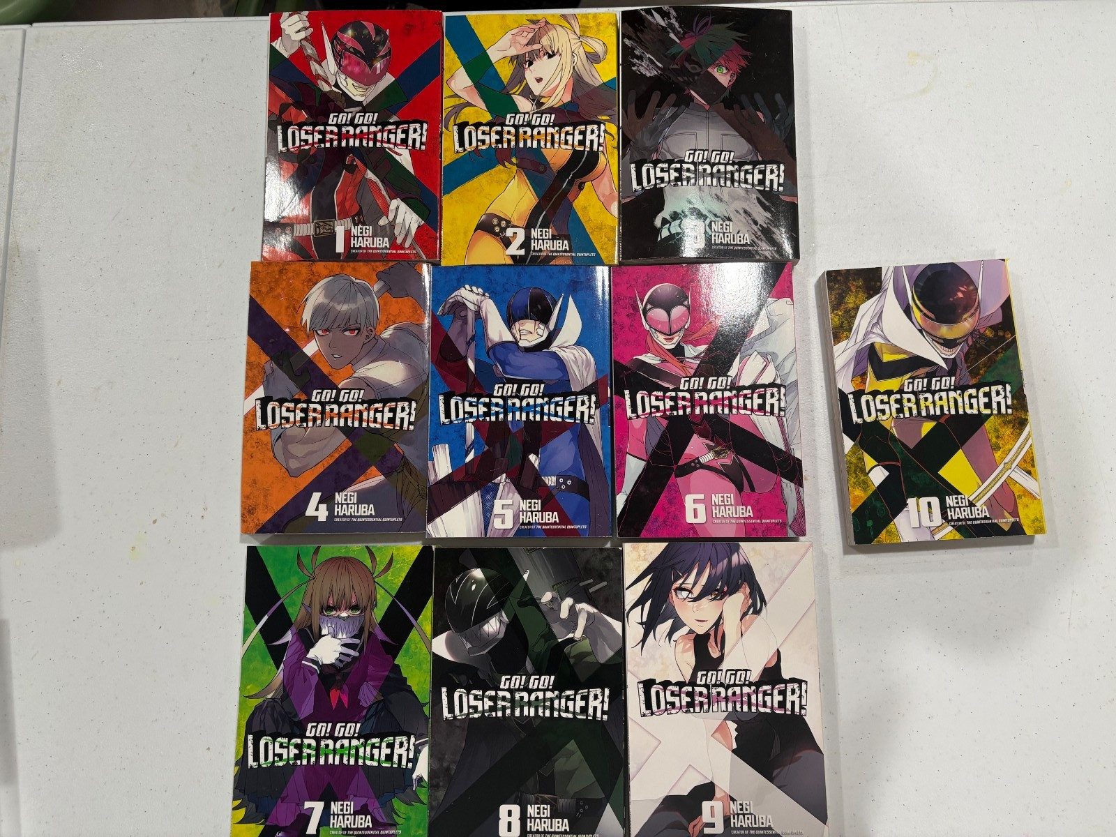 Go Go Loser Ranger Vol 1-10 Manga Negi Haruba