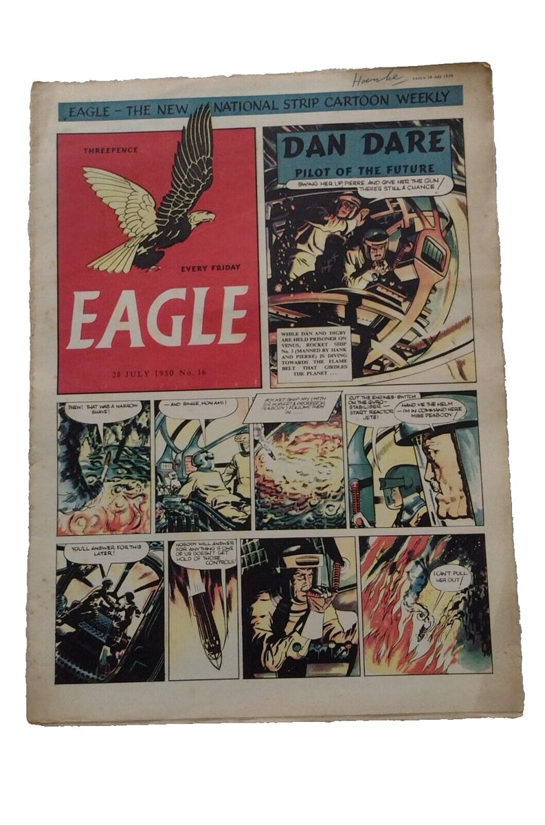 Eagle Comic Vol 1 No 16, 28th July 1950 - Very Good Condition - Original