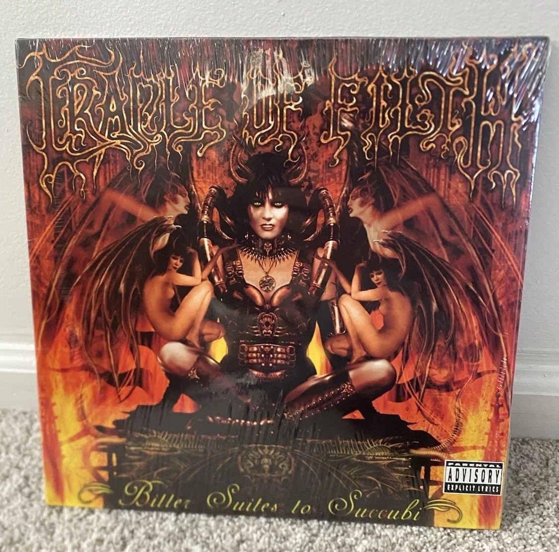Vtg Cradle Of Filth SEALED Bitter Suites To Succubi Vinyl New NOS 2001 OG Press