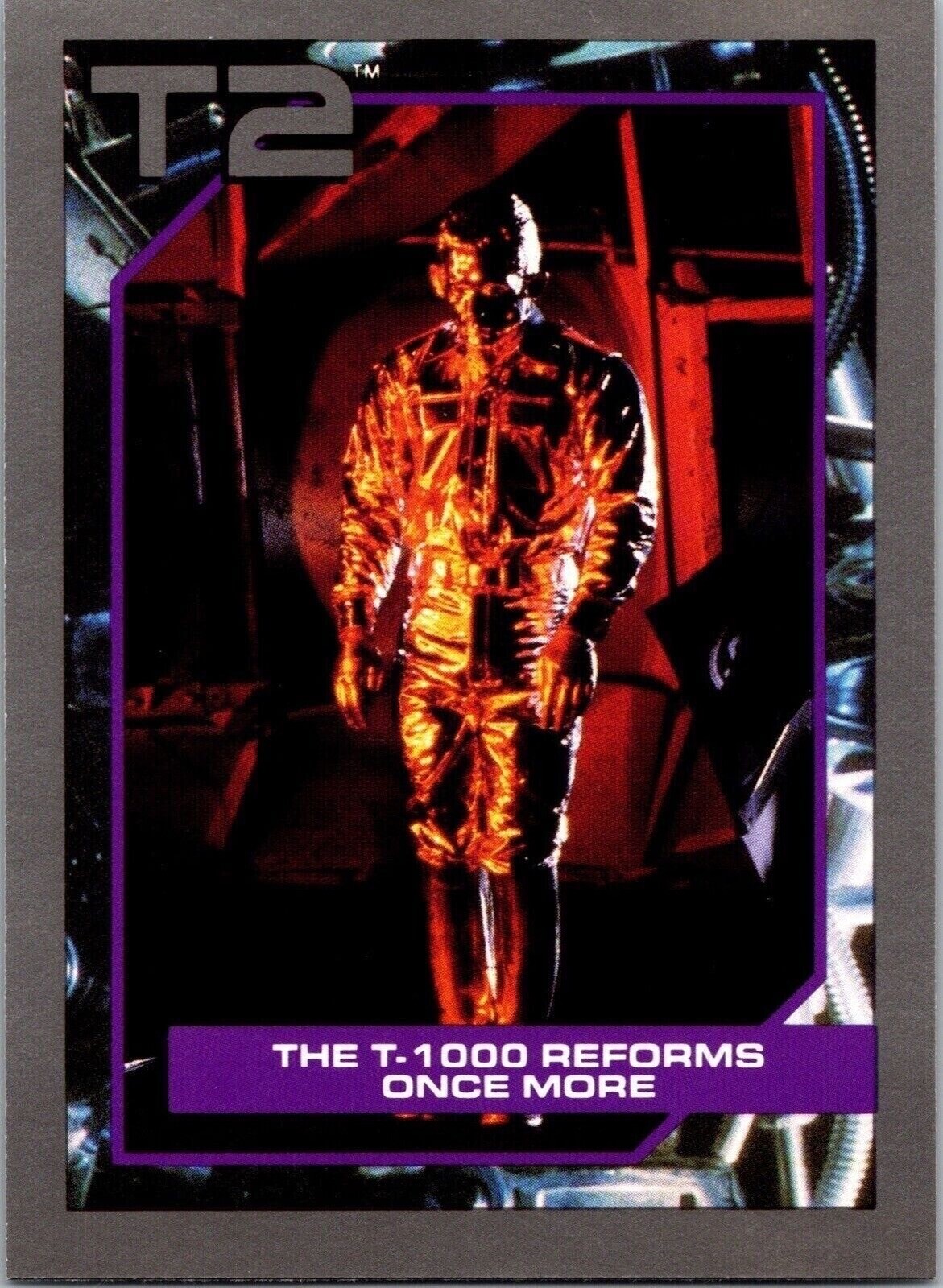1991 The T-1000 Reforms Once More 103 Terminator 2: Judgment Day Impel Art Card