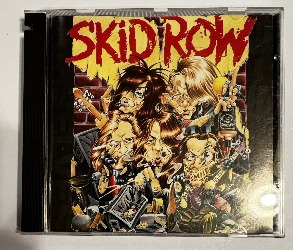 Skid Row- B-Side Ourselves CD 1st US press judas priest rush ramones kiss-VG