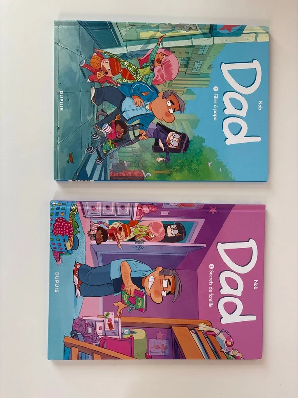 lot des 2 premiers tomes de la collection “Dad”