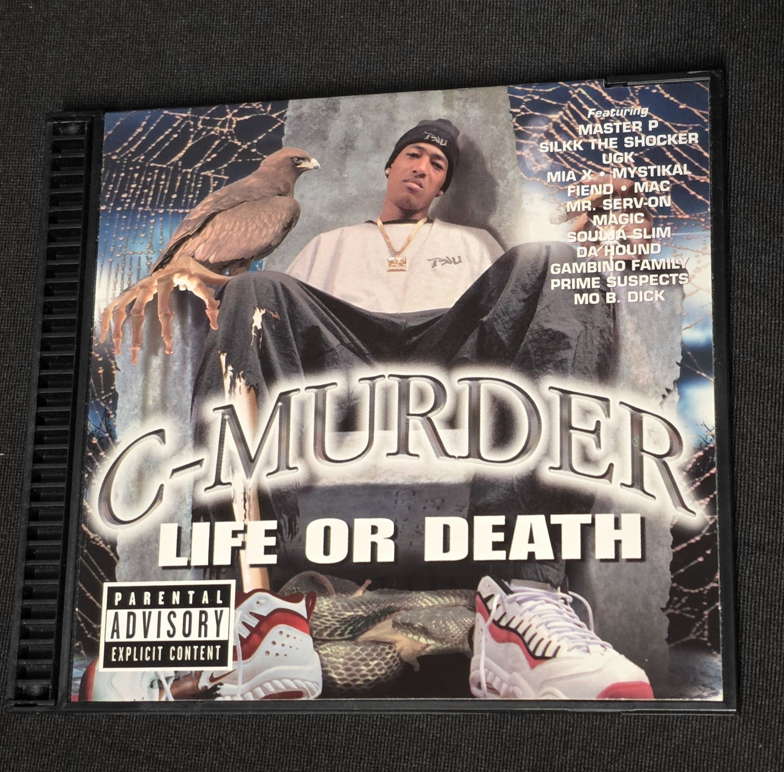​C Murder Life Or Death CD 1998 No Limit Records Southern Gangsta Rap Original