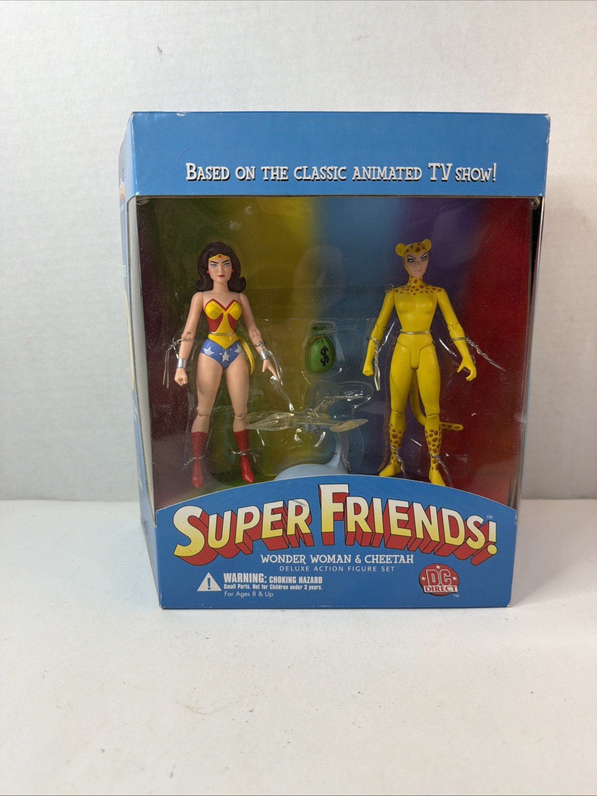 Super Friends Wonder Woman & Cheetah Deluxe Action Figure Set DC Direct Comics