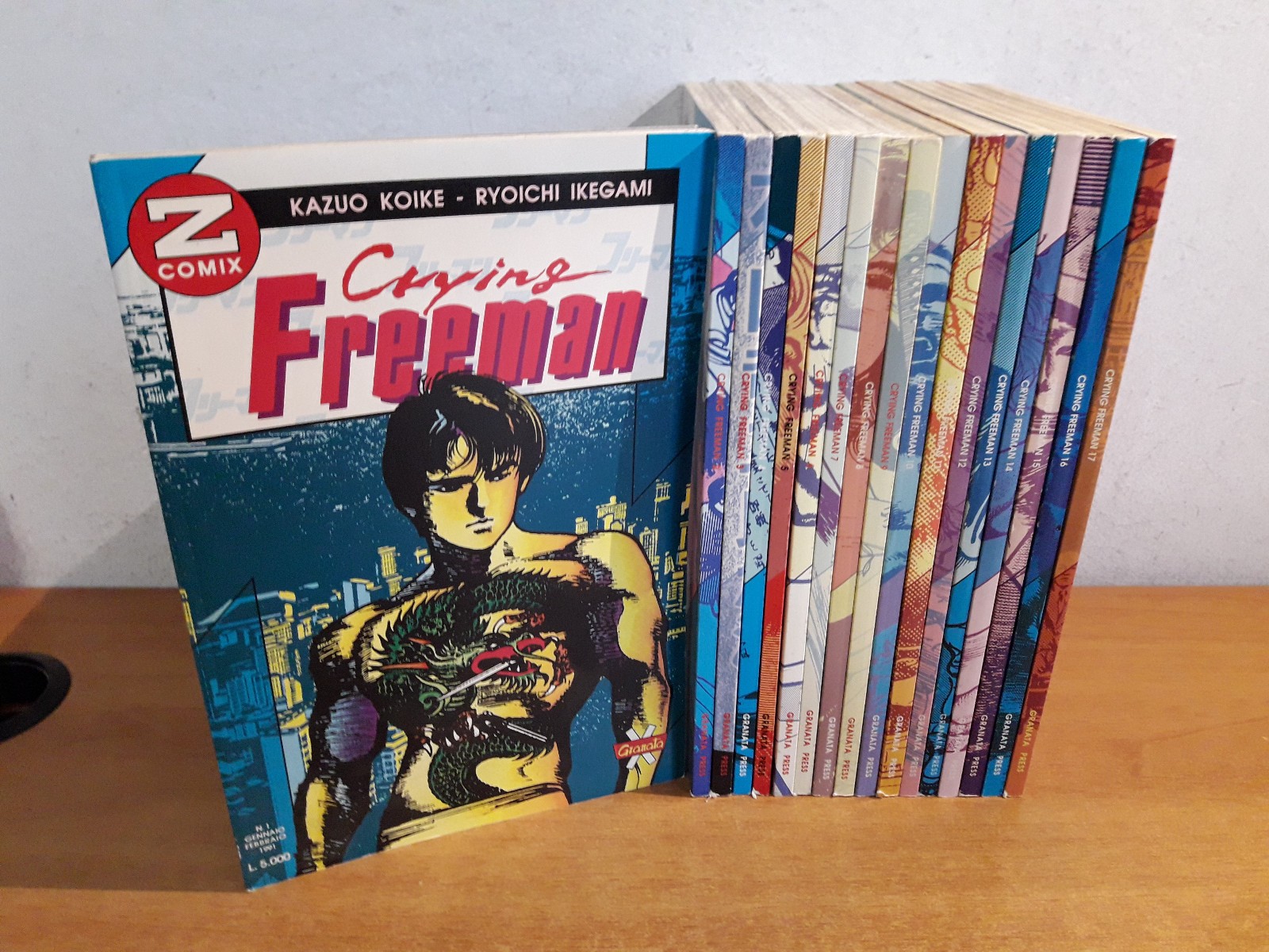 CRYING FREEMAN - GRANATA PRESS 1991 1992 1993  - Sequenza 1/17