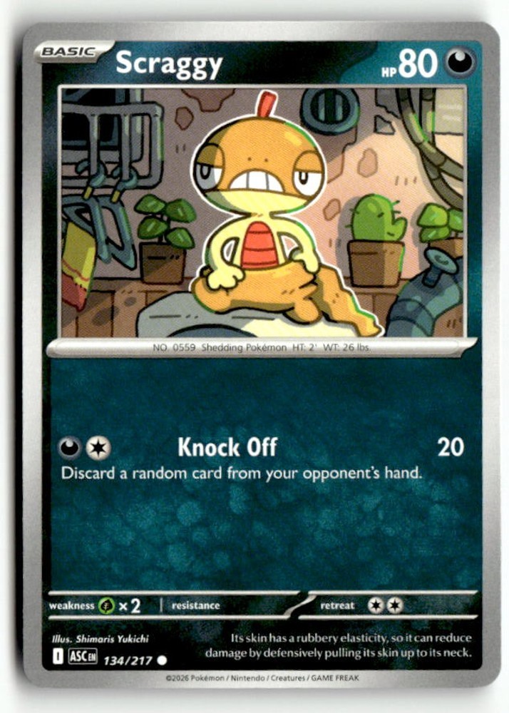 Scraggy [134/217] NM