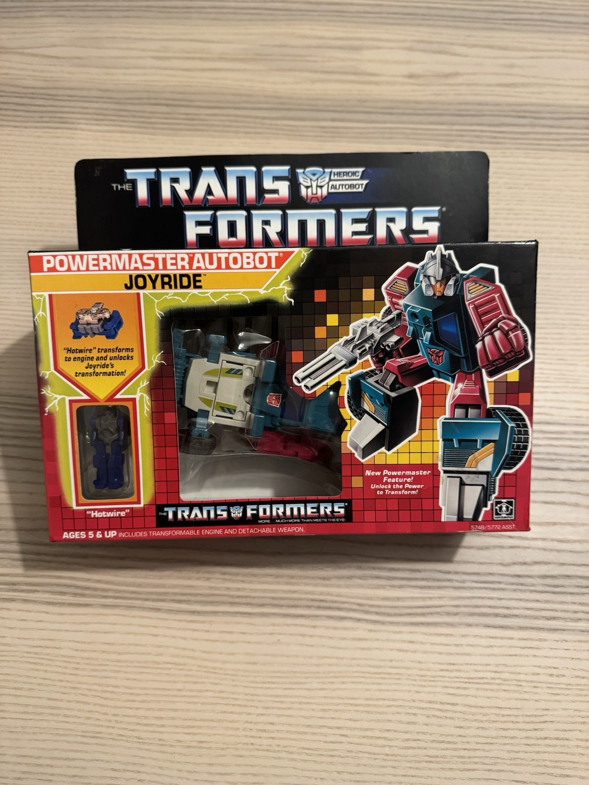 Joyride Powermasters 1988 Vintage Hasbro G1 Transformers VGC