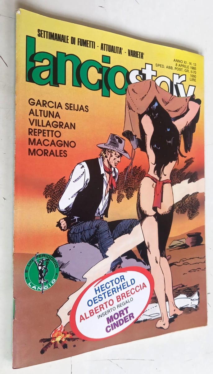 LANCIOSTORY N. 13- 8/4/1985 -Franco Tancredi/inserto Mort Cinder/Helena- Eura