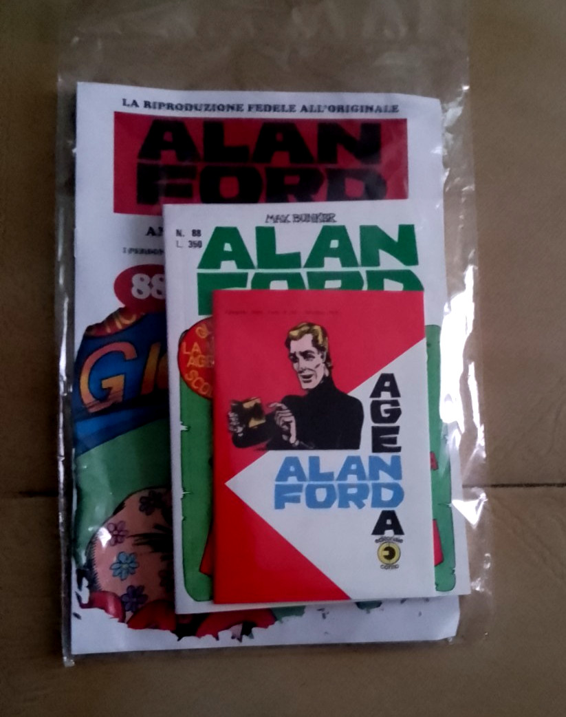 ALAN FORD  ANASTATICA  88  CON AGENDINA BLISTERATO  GAZZETTA