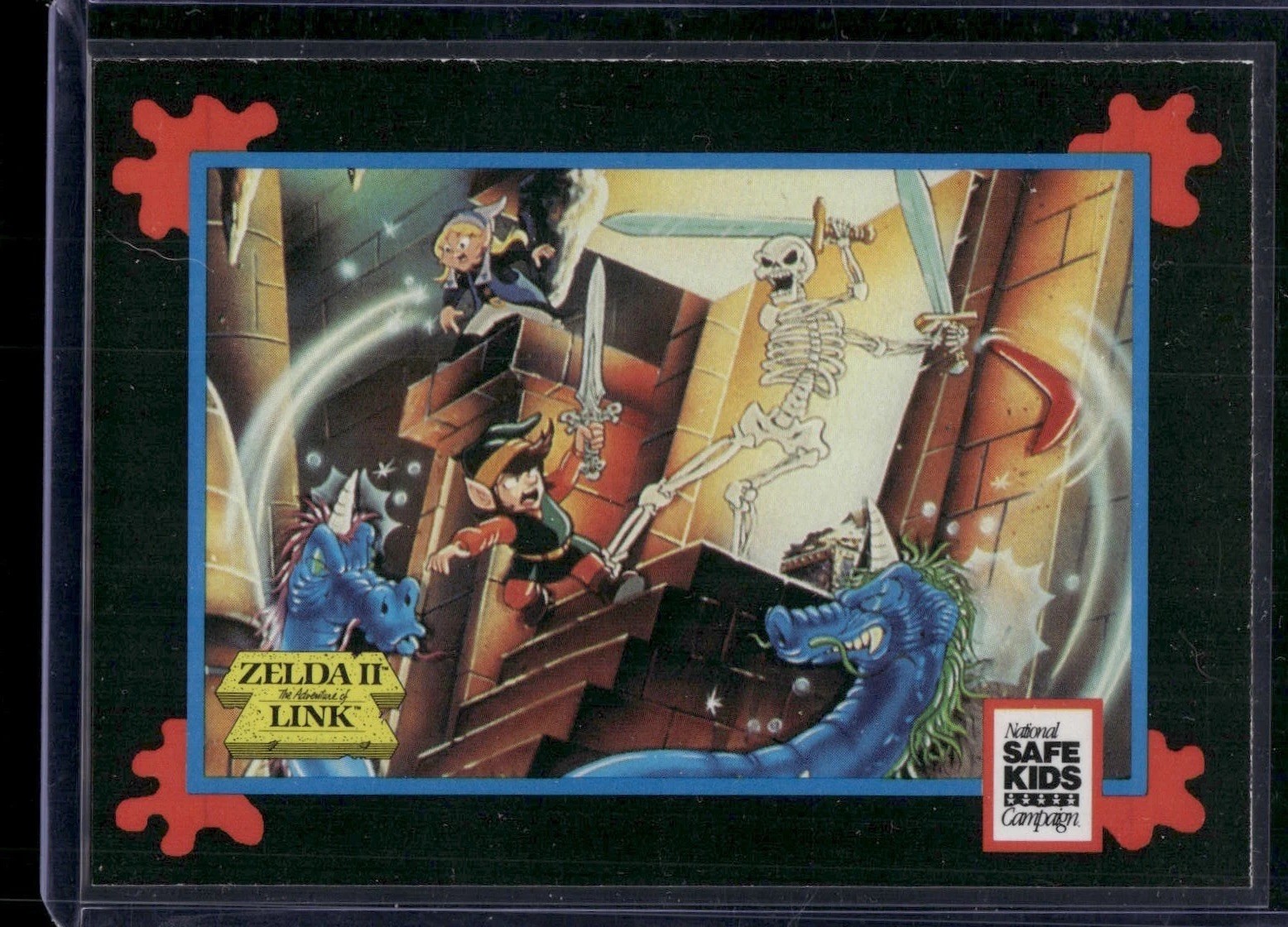 Zelda II The Adventure Of Link Safe Kids 1991 Impel Trading Card Treats