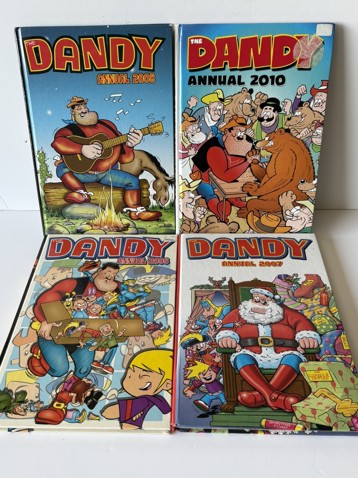vintage hardback annuals from the British comic series The Dandy set of 4 