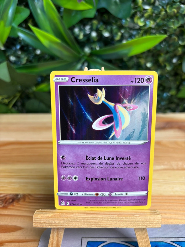 Cresselia holo 074/196 origine perdue