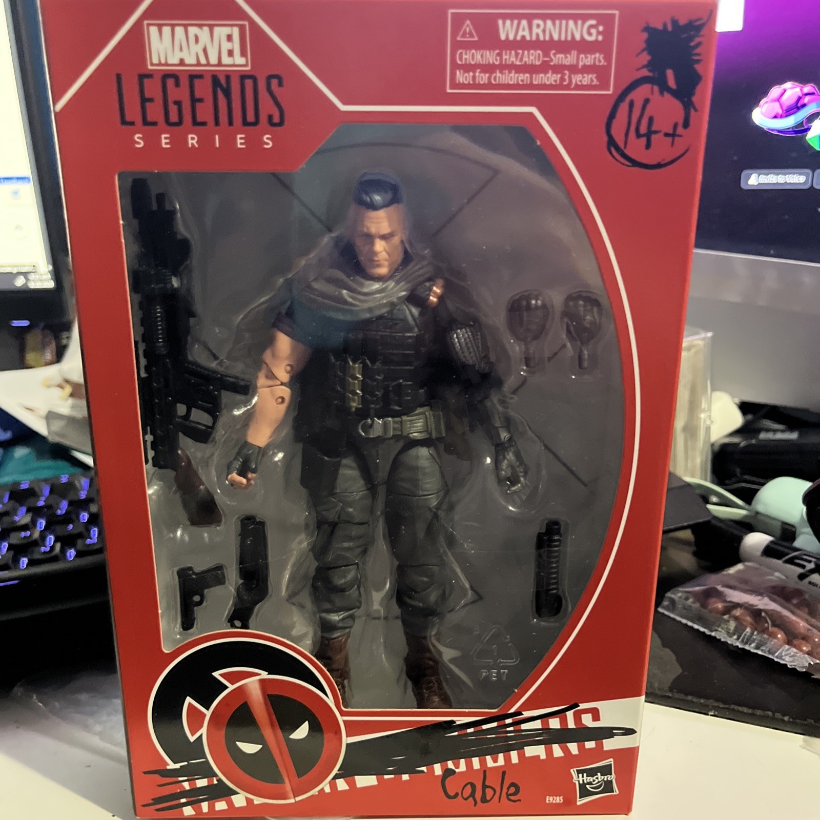 Marvel Legends 6" Cable figure Deadpool 2 film nuovo sigillato X-Men X-Force Hasbro
