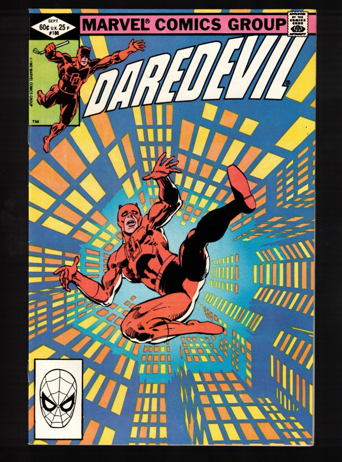Daredevil #186  Stiltman!  Miller/Janson  VF  1982 Marvel Comics