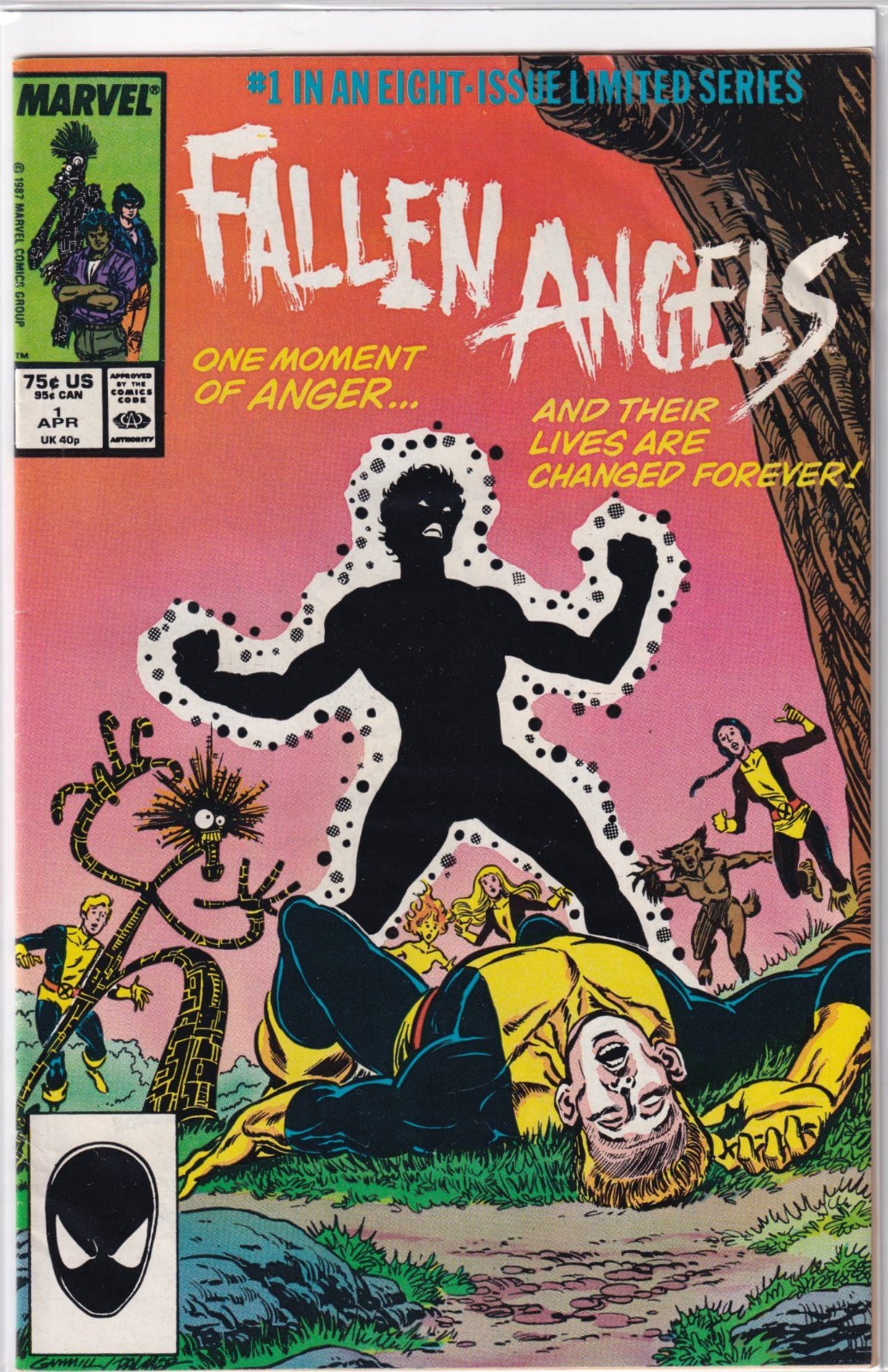 34106: MARVEL FALL ANGELS #1 grado VF