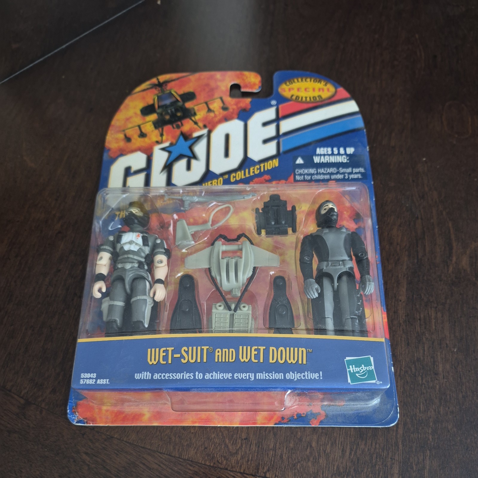 Wet-Suit and Wet Down Gi-Joe Collector's Edition Real American Hero NIP 2001