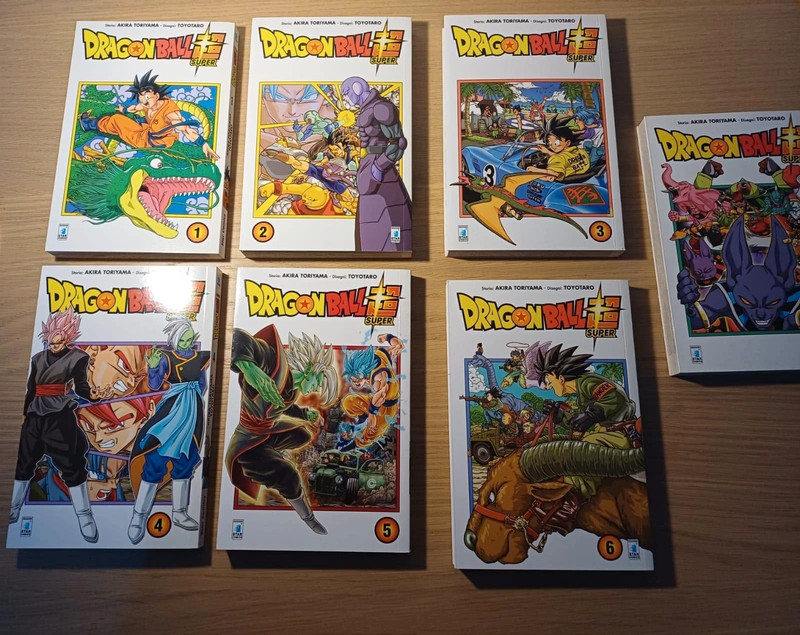 Lotto Dragon Ball Super da 1 a 7 Star Comics