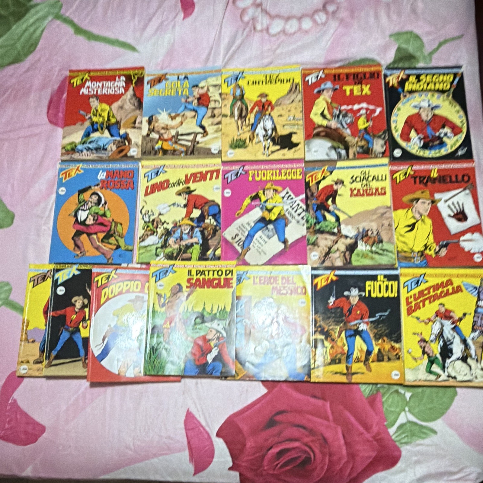 Sergio Bonelli Editore Tex Willer lotto 15 albi 1992 Claudio Nizzi a colori