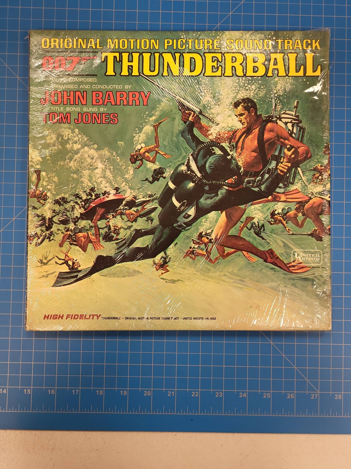 United Artists Thunderball Original Motion Picture Soundtrack Vinyl LP John