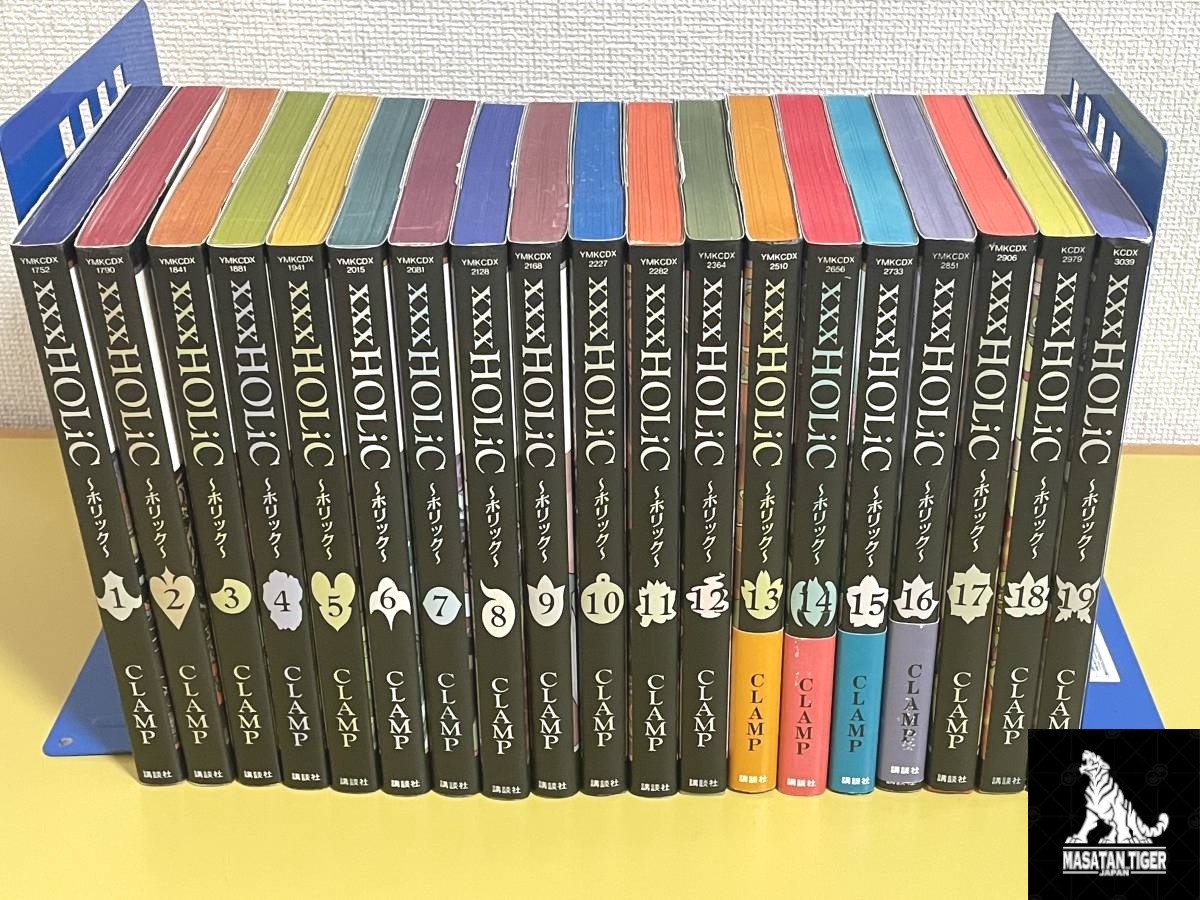 Lotto XXX HOLiC CLAMP Vol.1-19 Set Completo Manga Fumetti Giapponesi Ver Usato