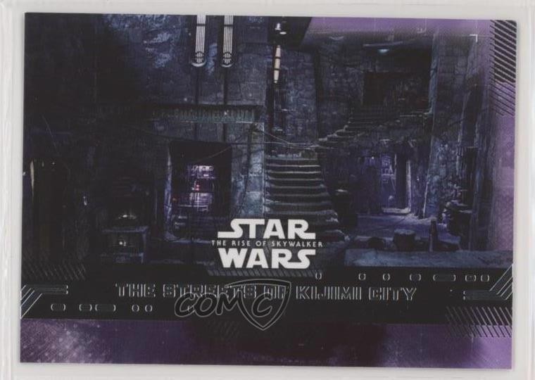 2019 Star Wars Rise of Skywalker Series 1 Purple The Streets Kijimi City #86 2k3