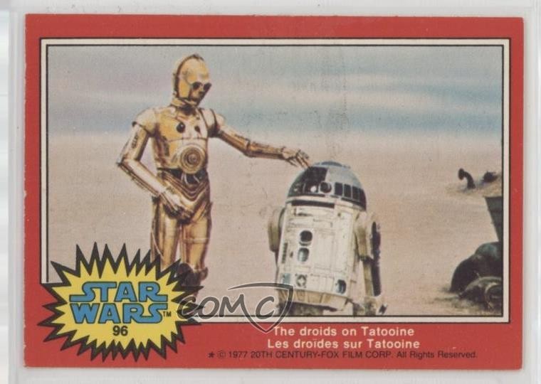 1977 O-Pee-Chee Star Wars The Droids on Tatooine #96 2o7
