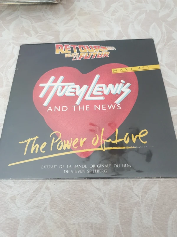 Disque vinyle maxi 45T Huey Lewis - The power of love