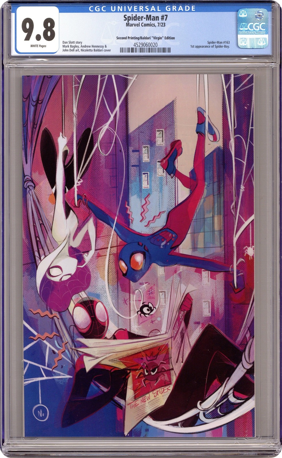 Spider-Man #7ILLUMINATI.B CGC 9.8 2023 4529060020