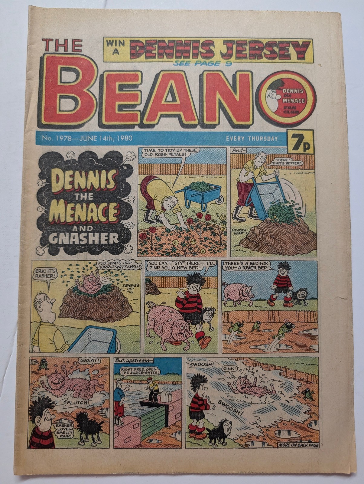 Beano Comic No 1978, June 14th 1980.