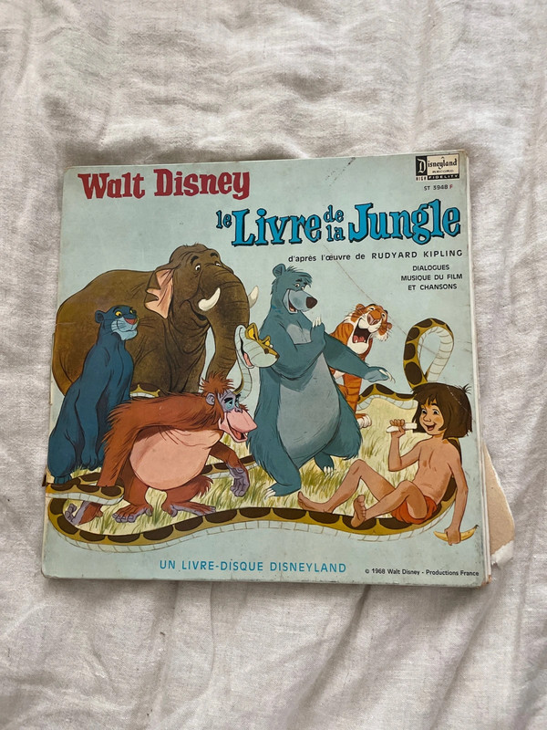 Vinyle Walt Disney - le livre de la jungle