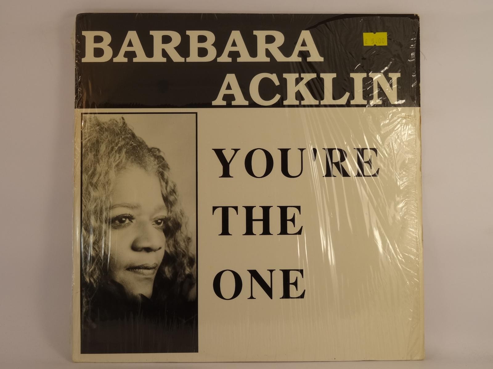 BARBARA ACKLIN YOU'RE THE ONE (131) 2 Track 12" Single plus Picture Sleeve KRESC