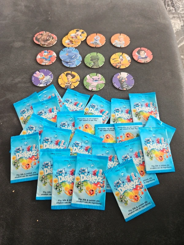 Disney AH ah diskeyz 16 losse en 23 dichte pakjes