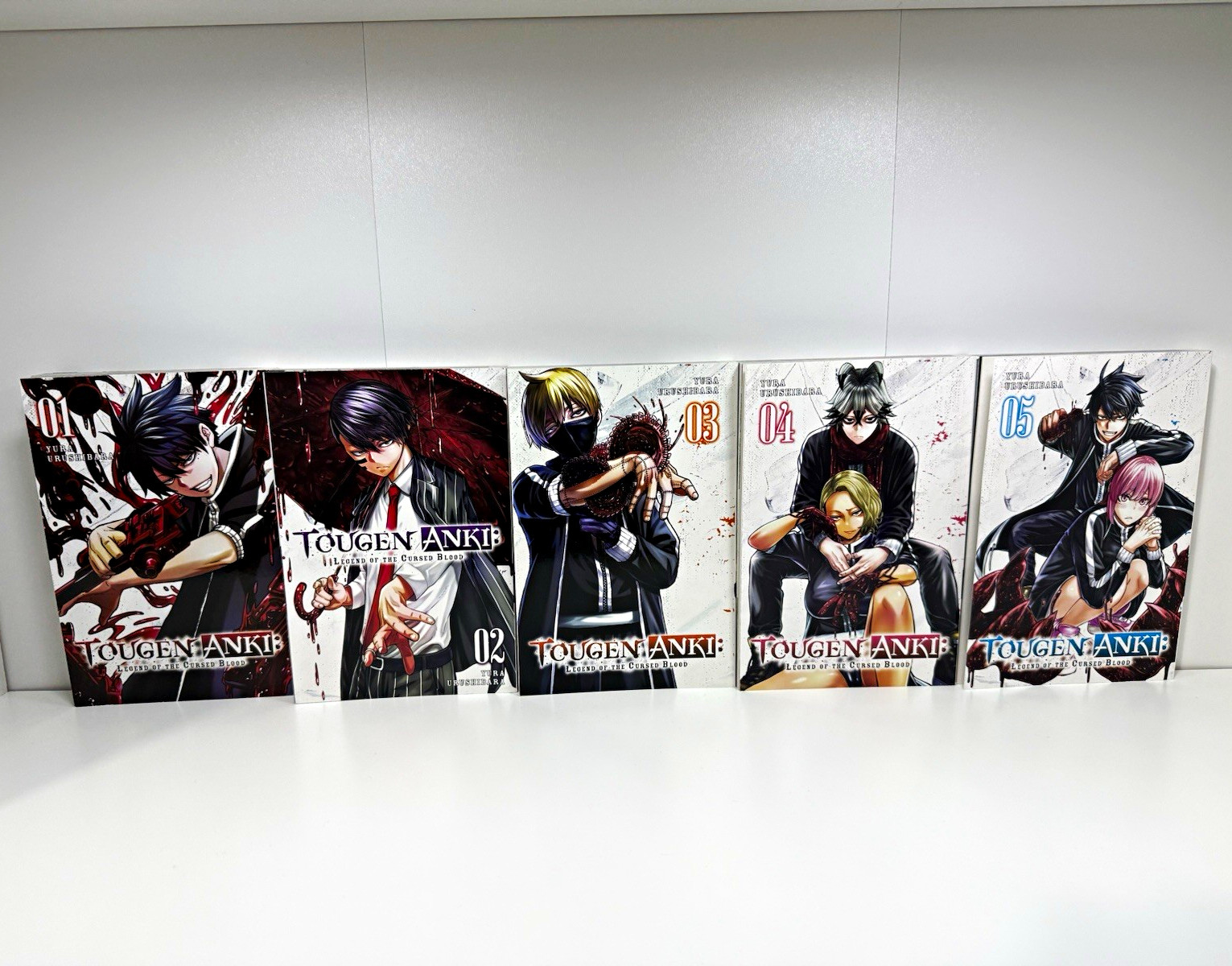 Lotto Manga Tougen Anki: La Leggenda del Sangue Maledetto Set Completo Volumi 1-5