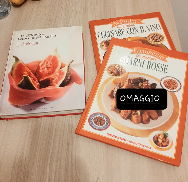 Enciclopedia della cucina italiana-Antipasti con due libri omaggio