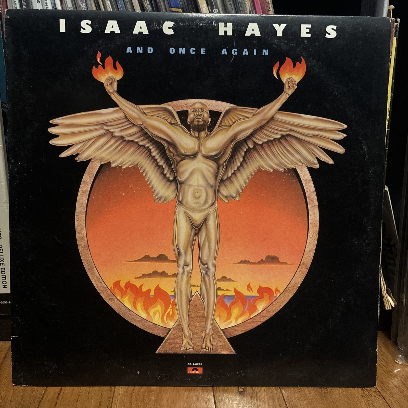 Isaac Hayes - And Once Again Vinyl LP 1980 Polydor PD-1-6269 Soul Funk