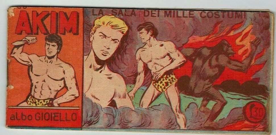 STRISCIA AKIM ALBO GIOIELLO ORIGINALE N.656 DEL 1964-EDIZIONI TOMASINA