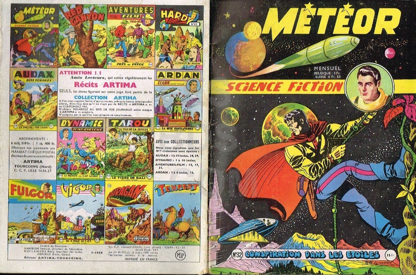METEOR NUMERO 32  ARTIMA 1956