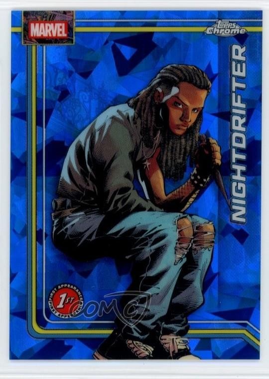 2026 Topps Chrome Marvel Comics Sapphire Nightdrifter #088 1wp4