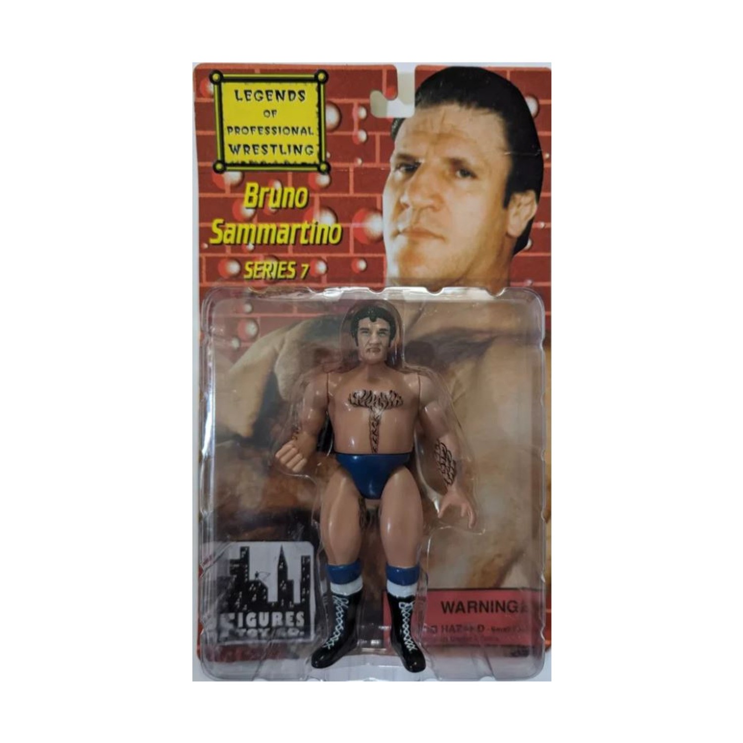 Figures Toy Legends of Wrestling Bruno Sammartino VG+/Mint