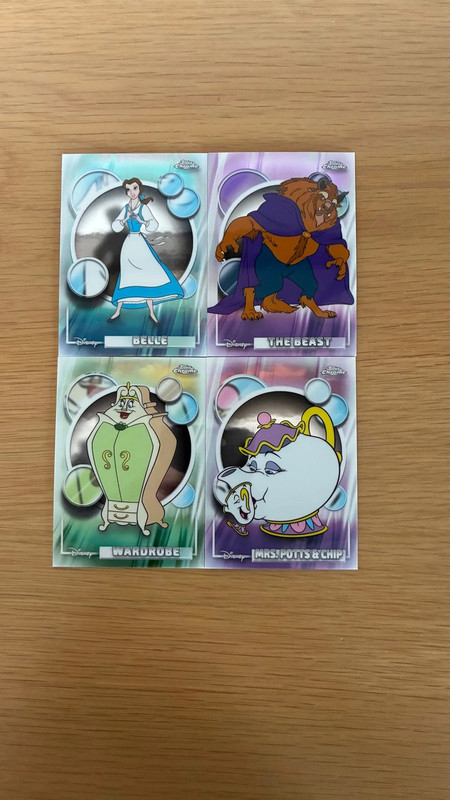 Topps Chrome Disney Beauty and the Beast