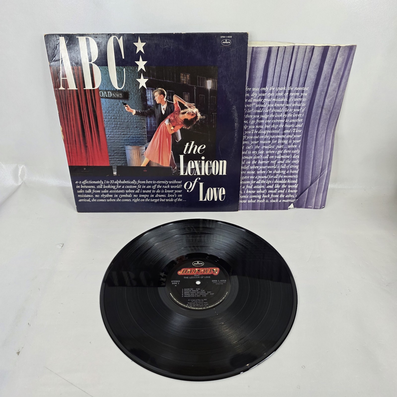The Lexicon of Love by ABC (1982 LP Vinyl Record Mercury) SRM-1-4059 Rock