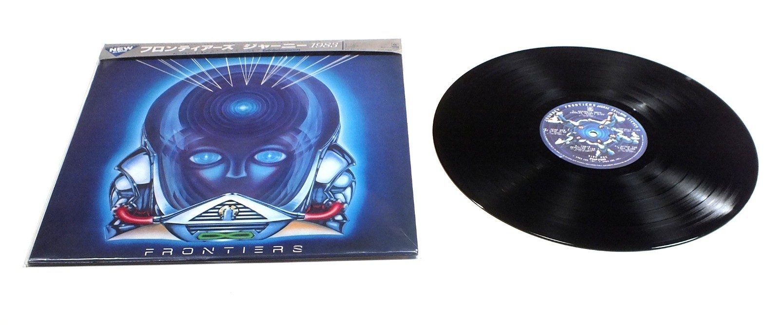JOURNEY "Frontiers" SUPER CLEAN  1983 JAPAN orig. w/ OBI & insert / MINT Viny