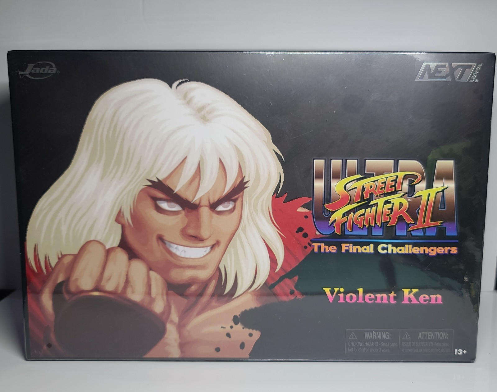 SDCC Exclusive Jada Toys Violent Ken Street Fighter II 2 6" Action Figure New