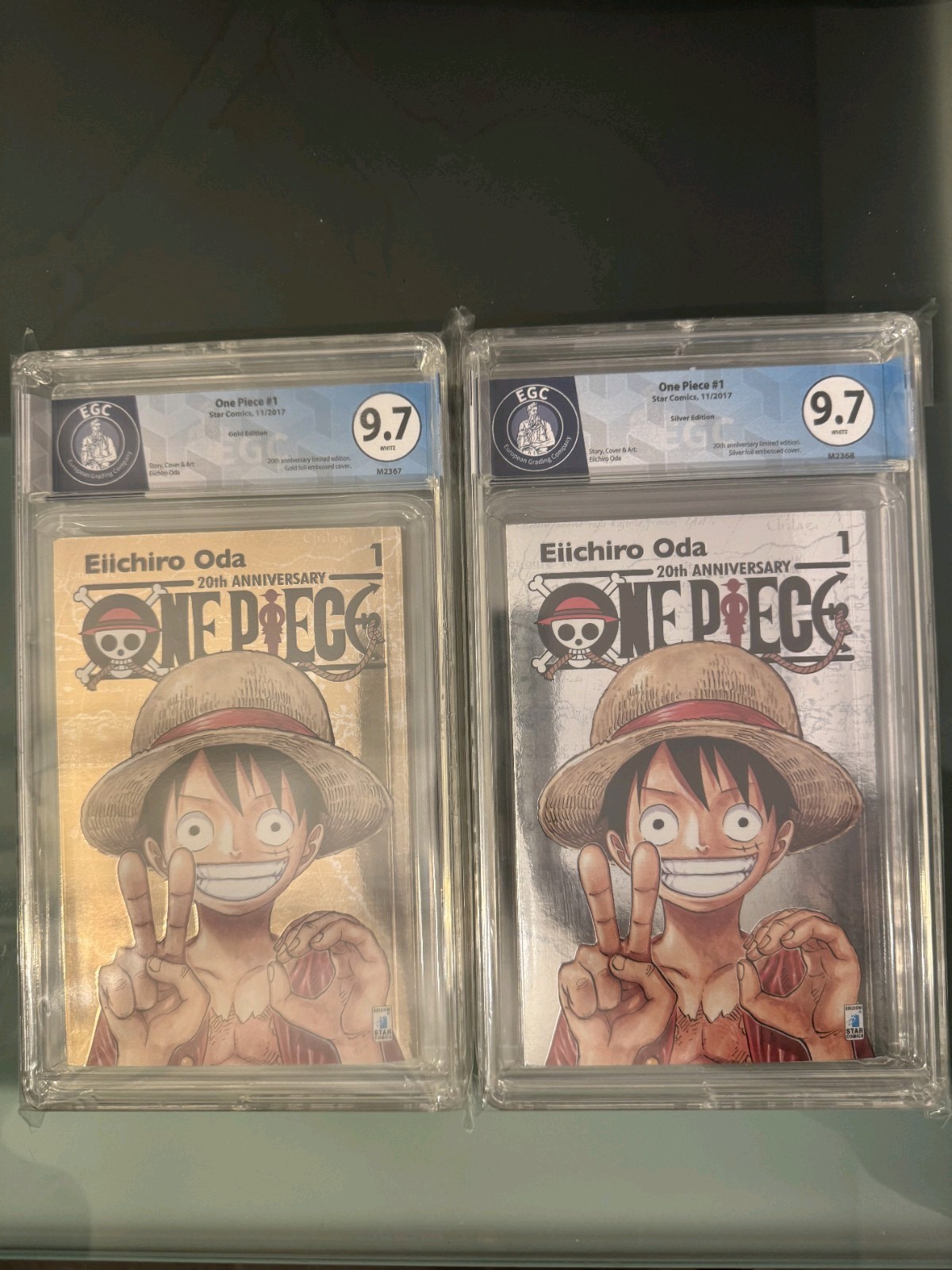 One Piece Variant Gold&Silver EGC 9.7 Sequenziali