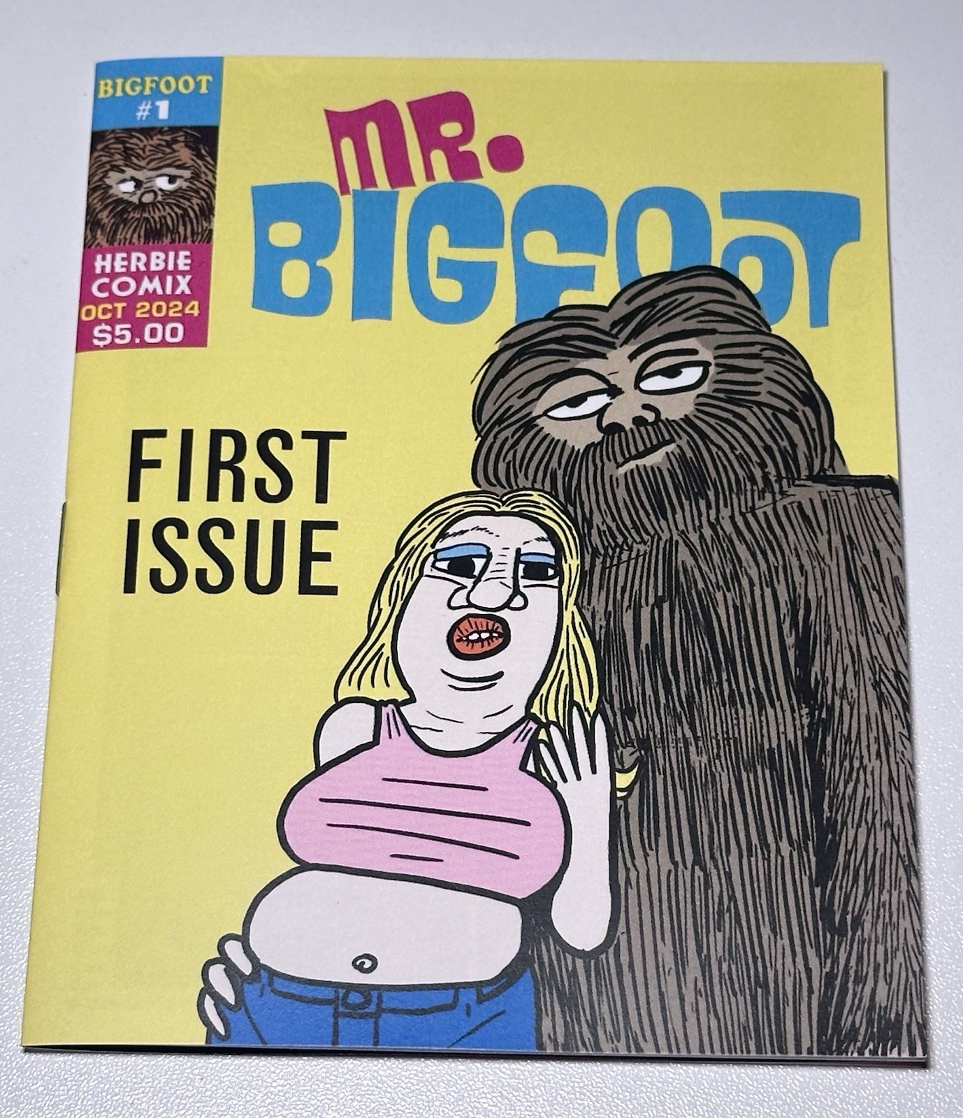 Mini-Comic MR. BIGFOOT #1 (10/2024) indie, Limited Edition On 190 Copies