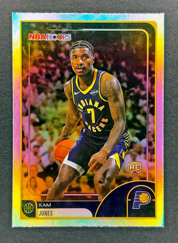 Kam Jones 2025-26 Hoops Rookie Rainbow RC #12 Indiana Pacers