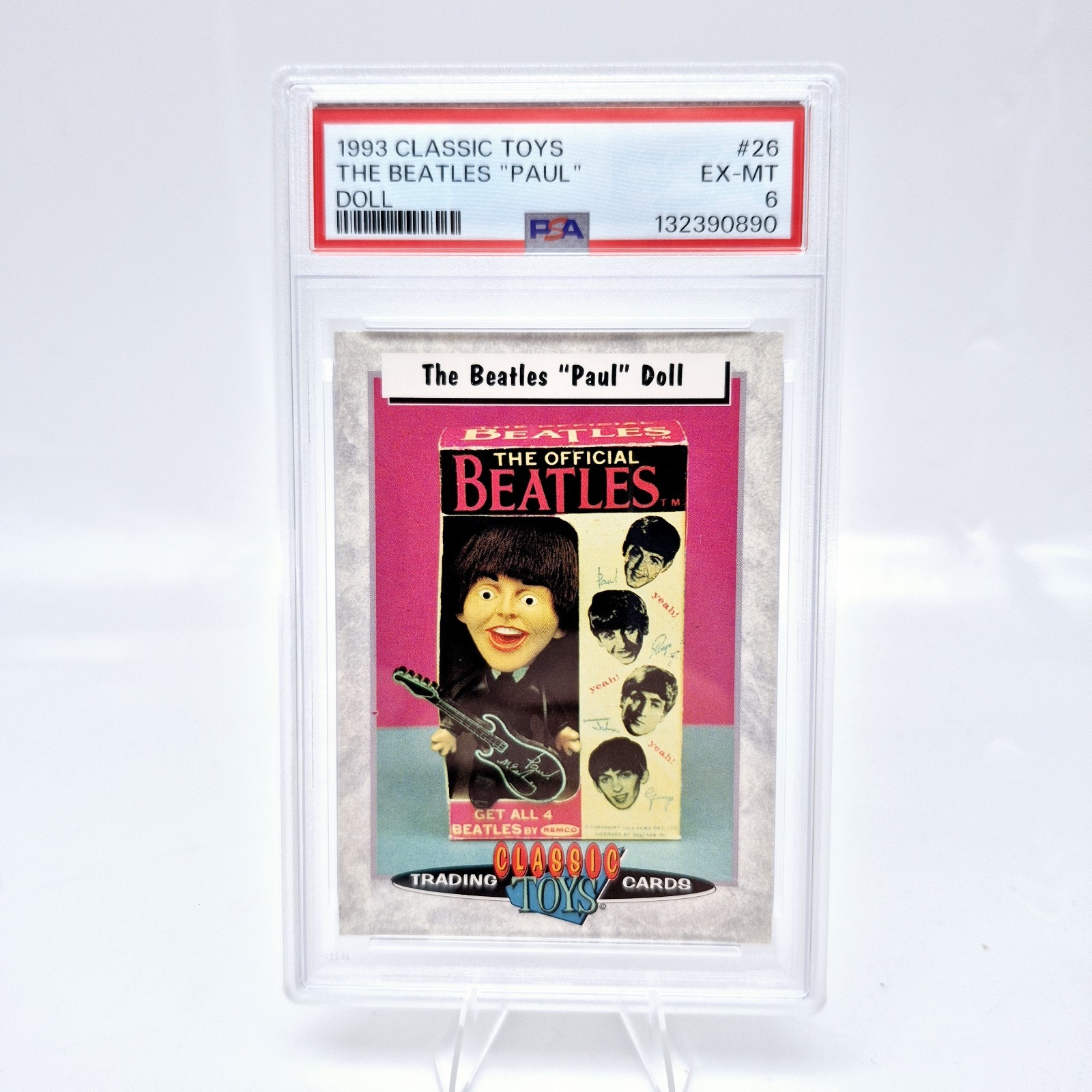 1993 Classic Toys #26 1964 Beatles Paul McCartney bambola PSA 6