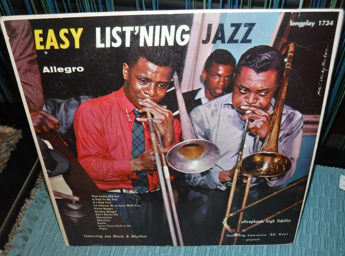 Joe Black Lawrence 88  KEYS Easy List'ning Jazz 1956 ALLEGRO DG ORIG LP RARE VG+