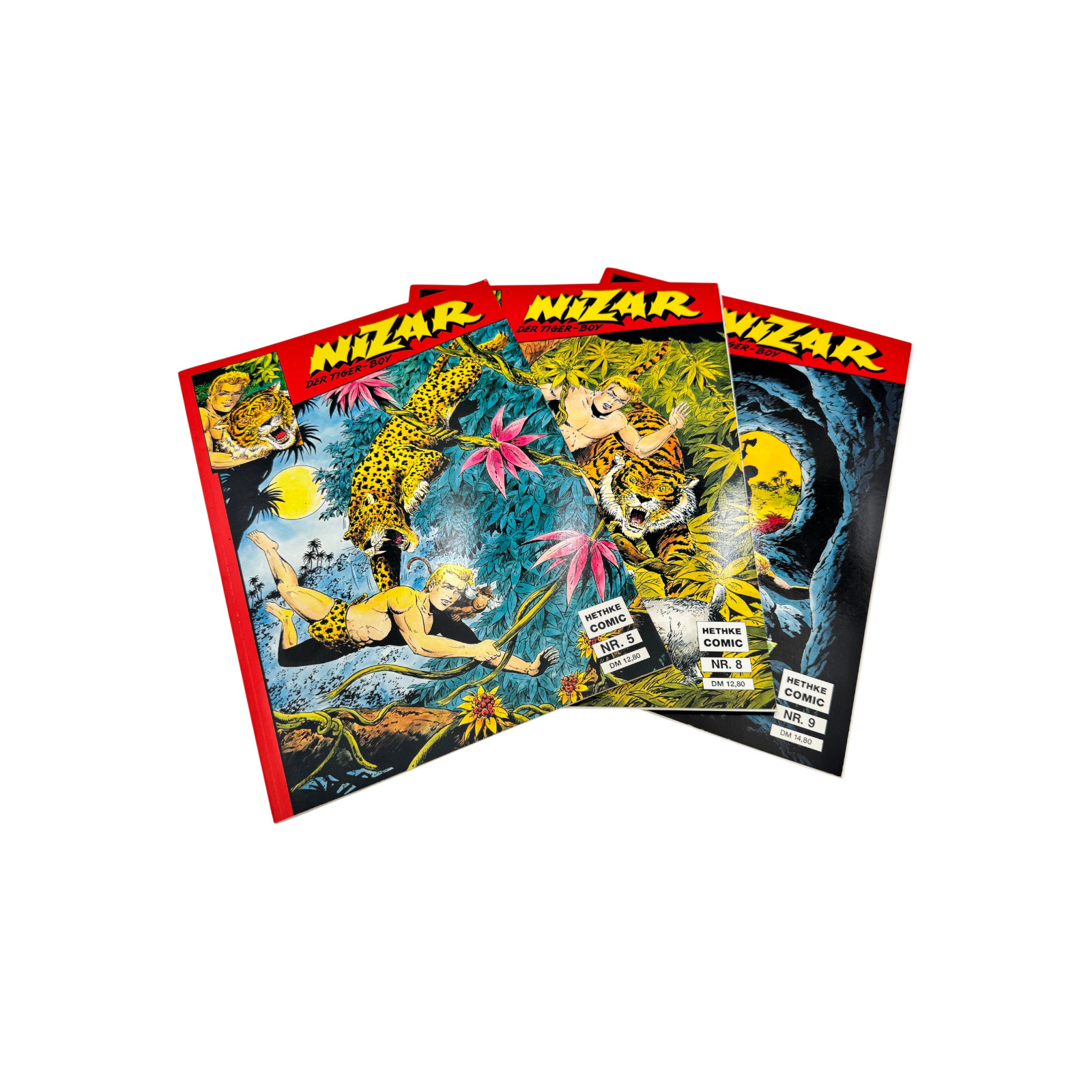 Nizar Collezione Hethke Fumetti n.5 8 9 Raccolta Ottima 3 pz